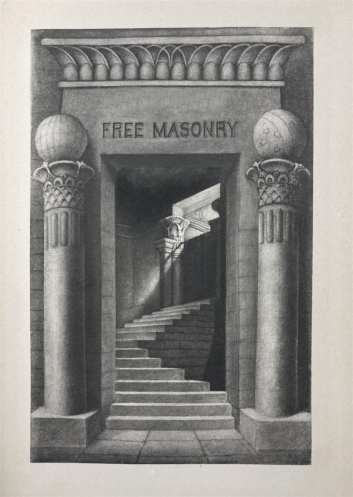 Albert Mackey History of Freemasonry Volume 1 Cover Illustration Macoy Publishing